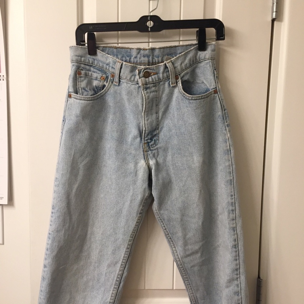 Vintage light wash 550 Levi’s